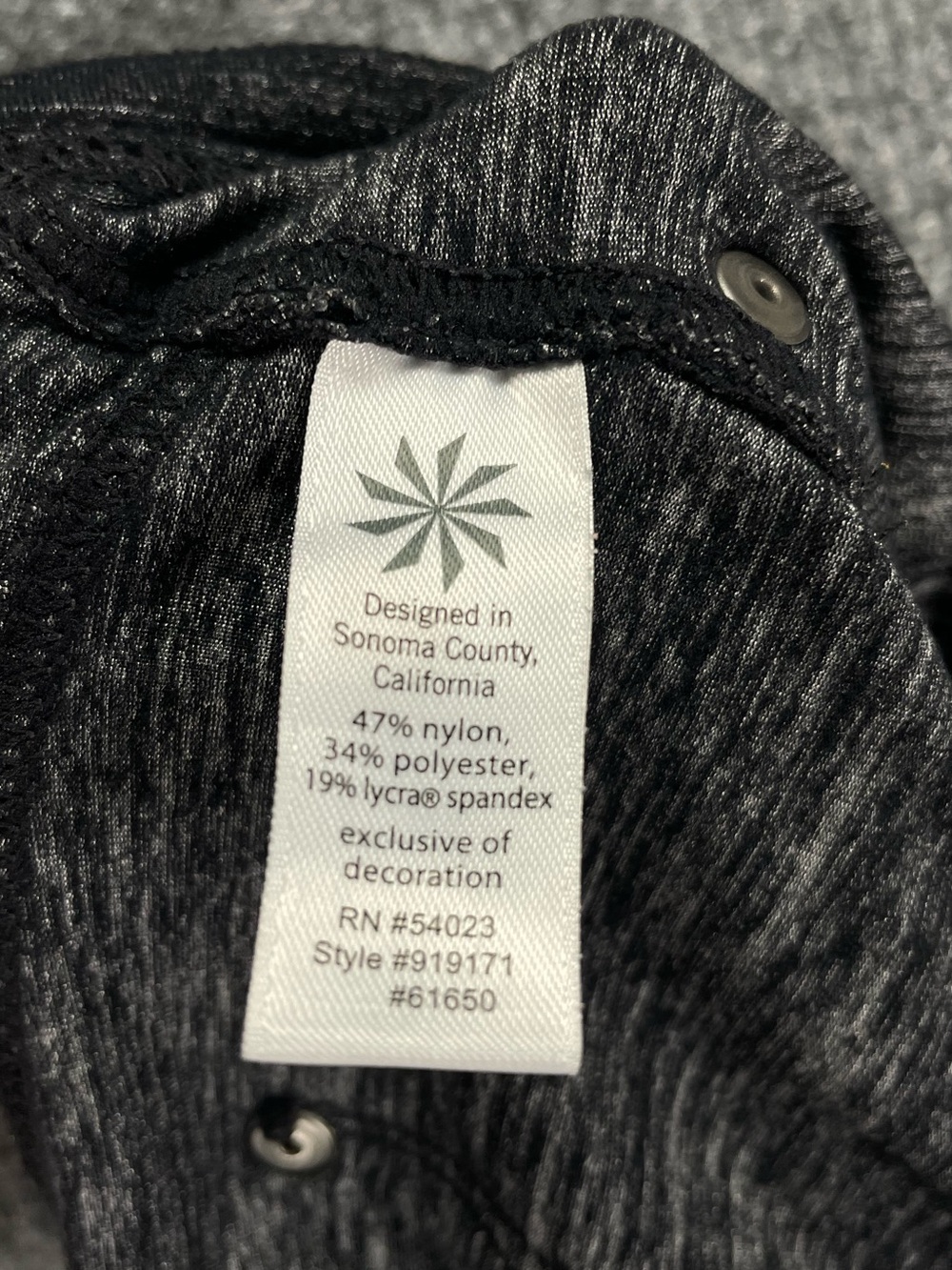 Athleta Bettona Boyfriend Jogger Pants Black/Gray Size XS Stretch Athleisure - Picture 6 of 9